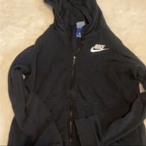 Nike Kids Charcoal Zip-Up Hoodie